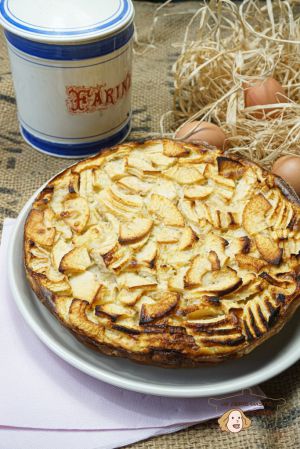 Recette Flognarde aux pommes