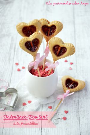 Recette Valentines's pop tart {à la framboise} #vegan