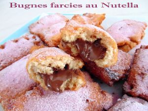 Recette Bugnes farcies au Nutella