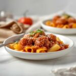 Recette Baked Ziti with Meatballs