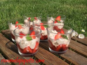 Recette Crème fraises mascarpone ricotta