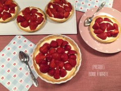 Recette Tartelettes légères aux fraises et mascarpone