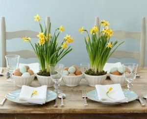 Recette Inspiration : décoration de table pour Pâques