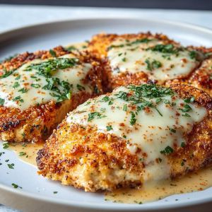 Recette Poulet Parmesan Croustillant : Recette Facile et Savoureuse