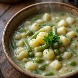 Recette Hutterite String Bean Potato Soup – Creamy Comforting Recipe
