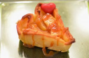 Recette Tartelettes aux pommes St Valentin