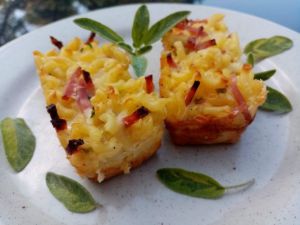 Recette Gateau ou galettes de coquillettes