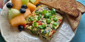 Recette Cottage Cheese and Egg Bake