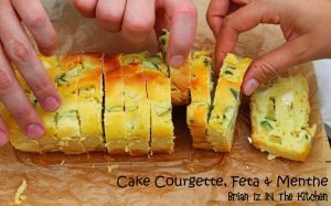 Recette Cake Courgette, Feta & Menthe