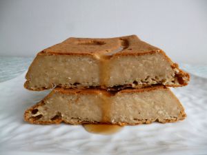 Recette Gâteau Chi-Café au porridge protéiné et au psyllium (diététique, végan, sans gluten ni oeuf ni beurre ni sucre, riche en fibres)