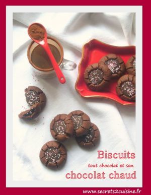 Recette Biscuits tout chocolat et leur chocolat chaud