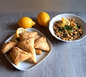Recette Fatayers et salade de pois chiche libanaise