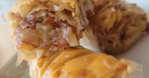 Recette Croustillants amandes et fleur d'oranger... des Baklavas Rolls vite fait bien fait