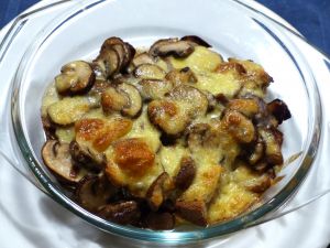 Recette Croûtes de champignon au comté