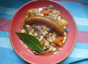 Recette Poêlée de mogettes aux poireaux et à la tomate