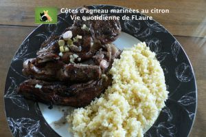 Recette Côtes d'agneau marinées au citron (recette marocaine)