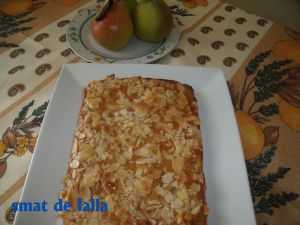 Recette Gateau aux poires et speculoos