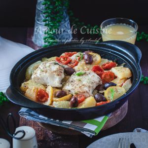 Recette Tajine de fenouils aux olives et haddock (églefin )