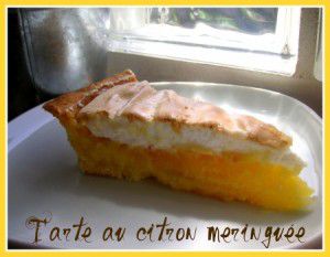 Recette Dessert divin : la tarte au citron meringuee