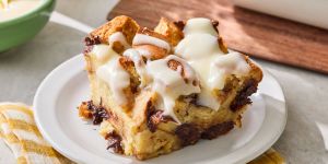 Recette Chocolate Chip Bagel Casserole