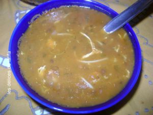 Recette Soupe marocaine (hrira)