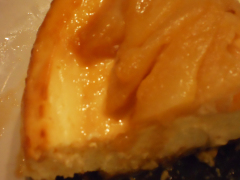 Recette Cheesecake poires et caramel