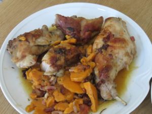 Recette Cuisses de poulet à l'orange, soja et sumac