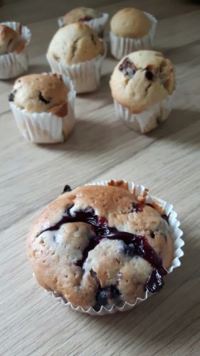 Recette Muffins vegan aux fruits rouges