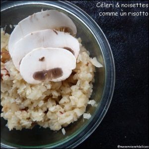 Recette Céleri aux noisettes comme un risotto