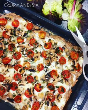 Recette Pâte à pizza sans gluten : farine de sarrasin et graines de chia