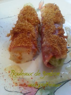 Recette Rouleaux de Jambon aux Poireaux