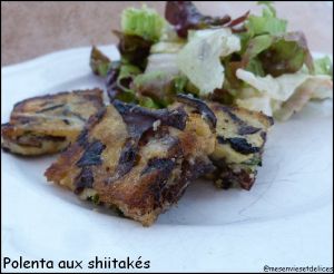 Recette Polenta aux shiitakés