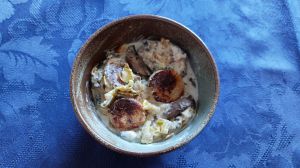 Recette Blanquette de boudin blanc aux champignons et poireaux