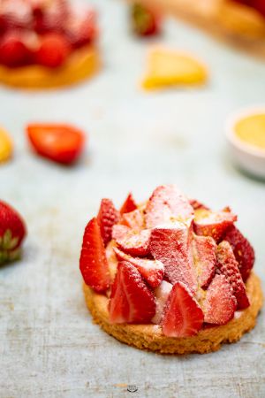 Recette Tarte aux fraises