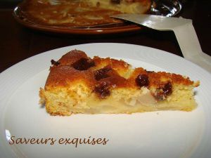 Recette Moelleux aux poires et carambars