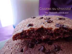 Recette Cookies au Chocolat