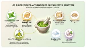 Recette Pesto Genovese : l’authentique sauce au mortier
