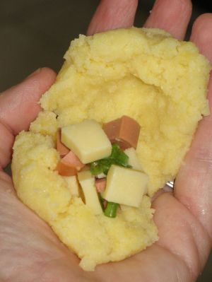 Recette Croquettes de polenta au fromage