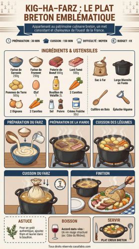 Recette Du Kig-ha-Farz : plat typique breton