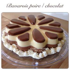 Recette Mon bavarois poire / chocolat