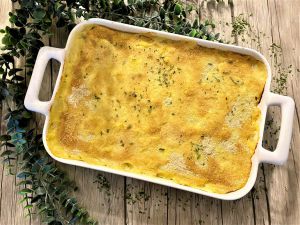 Recette Parmentier de saumon au fromage ail et fines herbes