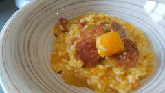 Recette Risotto au chorizo et potiron