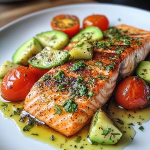 Recette Saumon Avocat Tomates : Recette Facile et Savoureuse