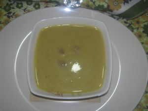 Recette Veloute de potirons aux fenouils et champignons sautes