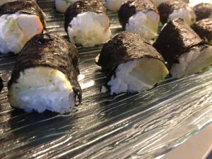 Recette Makis concombre/avocat au Philadelphia