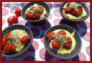 Recette Polenta aux Tomates cerises