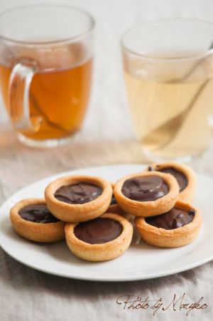 Recette Sablés fourrés au chocolat