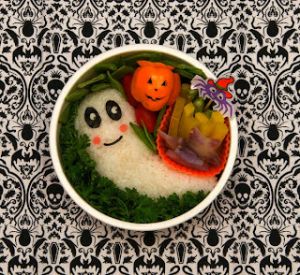 Recette Bento spécial Halloween - plat à emporter au riz et légumes, vegan  - (Japon)