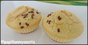 Recette Muffins au chocolat blanc [#muffins #chocolat #chocolate]