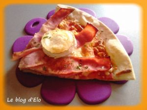 Recette Pizza chèvre jambon